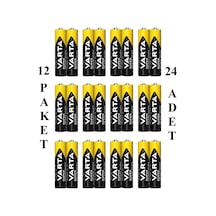 Varta Heavy Duty Aaa 12'li Paket İnce Pil - Ağır Hizmet Pili