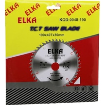 Elka 0048-190 190 X 40t X 30mm Ağaç Sunta Kesici Disk 5615