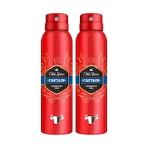 Old Spice Captain Erkek Sprey Deodorant 150 ML x 2
