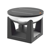 30w Solar Bahçe Küre, 3 Renk Fonksiyonlu Beyaz/günışığı/naturel Siyah