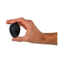 Egzersiz Topu Siyah 5. Seviye Çok Sertsqueeze Egg Silikon El