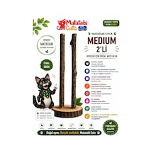 Matatabi Cats Stick Medium Doğal Kedi Çiğneme Çubuğu, Kedi Oyuncağı 2'li, Kediler İçin, 12 Cm