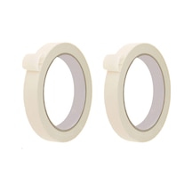 2 Adet Maskeleme Bandı Boya Bandı 18mm X 25m Kağıt Bant