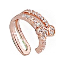 Kalp Gümüş Kıkırdak Mskk2302 Rosegold Altın