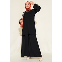 Bigdart Kadın Siyah Tunik Pantolon Alt Üst Takım 6663 001