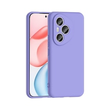 Honor 400 Pro Kılıf Yumuşak Silikon Kamera Korumalı Lansman Pazarplus Lila