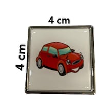 Simge Kare Krom Çekmece Düğmesi