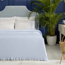 Karaca Home Blue Muse %100 Pamuk Nish Set Çift Kişilik Pike Takımı Mavi Çok Renkli