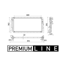 Behr Su Radyatörü Bmw F40/f45/f46/f48/f60 Premıum Lıne Mhl-cr 2279 000p