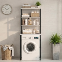 Kenzlife Çamaşır Kurutma Makinesi Dolabı Domaniç Byzsyh 180 070 60 Mat Suntalam Metal Siyah Boya