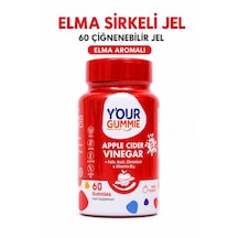 Elma Sirkeli, Folik Asit, Krom, B12 Çiğnenebilir Jel Vitamin - Apple Cider Vinegar Gummies
