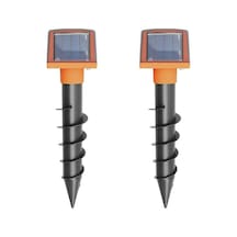 Willowhaven 2pcs-057-1 Solar Fare Ve Kemirgen Kovucu 6 Ses Dalgası İle Bahçe Çiftlik İçin