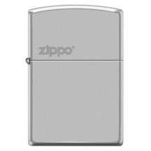 Zippo Logolu Orijinal Çakmak Z-ae401581-205 205-105940 Gri