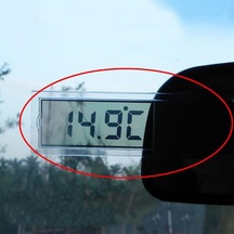 Sıcak Lcd Dijital Termometre Sıcaklık Ölçer Mini Kapalı Açık Vantuz