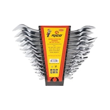 Rico 12 Parça Açık Ağız Düz Anahtar Takımı Seti Kısa Rc8012