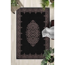 Kaymaz Taban Yıkanabilir Halı Mutfak, Salon, Yatak Odası İçin Modern Dijital Baskı Halı Slnhal144 - 579 Çok Renkli