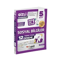 Gizli Yayınları 5. Sınıf Sosyal Bilgiler 12'li Deneme-meb Gibi Sordu
