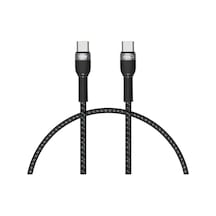 Kilifone - Type-c To Type-c Pd Kablo Shira Serisi 30cm - Siyah - T25279 Siyah