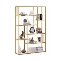 Zizuva Zizuva Modern Gold 7 Raflı Ev Ofis Büro Düzenliyici Aksesuar Ve K
