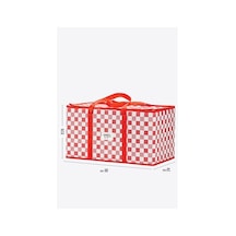 Isı Korumalı Piknik Çantası, 50x25x25 Cm Boyut, 30 Litrelik Kapasite Açık Bej