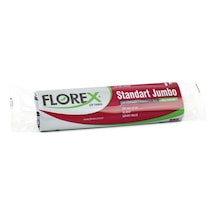 Florex Standart Jumbo Boy Çöp Torbası 10'lu 10 Adet Siyah 80 x 110 CM