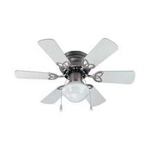 Kendal Beyaz Bikel Tavan Vanti 60w 30"beyaz Nikel Tavan Vantilatör - Nikel