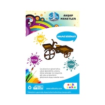 Ahşap Maket Bisiklet Boya Ve Fırça