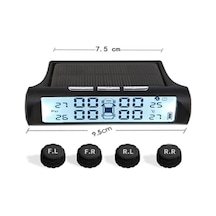 Xetec Tpms External Ekranlı Kablosuz Dahili Pilli. Güneş Enerjili