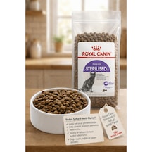 Kısır Kısırlaştırılmış Sterilised Kedi Maması 500 Gr Şeffaf Paket