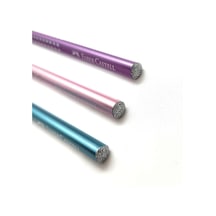 Faber-castell Pırlanta Sparkle Kurşun Kalem Seti 3 Adet Kalem , Pastel Mat Renkler Seri .