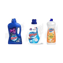 Bingo Yüzey Tem. Fresh 2.5 Lt + Beyazlar İçin Sıvı Det. 1755 Ml + Bulaşık Deterjanı 650 Ml 3'lü Set Diğer