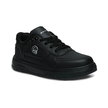 Best Of 2081-26 Cilt Deri Anatomik Bağcıklı Sneaker 36-40 Siyah