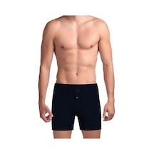 The Don Traditional Uzun Paçalı Erkek Boxer Lacivert Renk