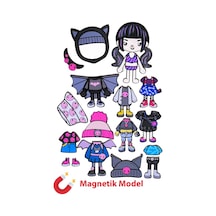 Toca Boca Kuromi Mıknatıslı Kıyafet Giydirme Seti