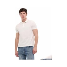 Lumberjack Erkek Polo Yaka Tişört Mb Ct953 Beyaz