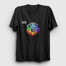 Presmono Unisex Resistance Muse T-shirt Siyah