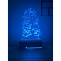 Star Wars R2/D2 Droid 3D Gece Lambası
