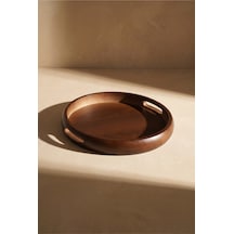 Rovan Yuvarlak Akasya Tepsi 35cm