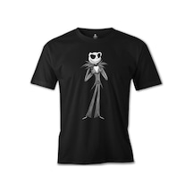 Jack Skellington - The Nightmare Siyah Erkek Tshirt