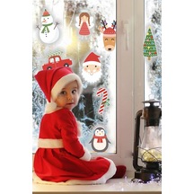 MSticker Yılbaşı Özel Figürler Çocuk Bebek Odası Sticker Seti