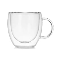 250 Ml Çift Cidarlı Cam Kupa