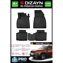 Renault Duster 4x4 3d Pro Havuzlu Paspas 2024 Üzeri A+ Kalite 3ds-sdz171