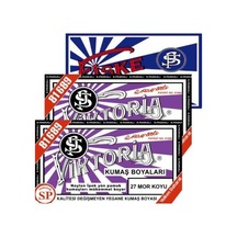 Viktoria Kumaş Boyası Koyu Mor 2Pk+Fiske Sabitleme 1Pk