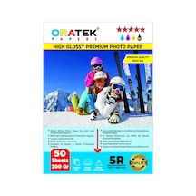 Canon Gı-490 G2411 Evertday Premium Parlak 13 x 18 CM Fotoğraf Kağıdı 200 G 50 Adet