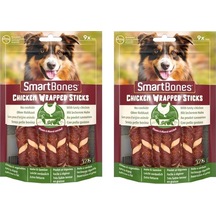 Smartbones Tavuk Sargılı Stick Mini Köpek Ödülü 9 Lu 112 Gr. X 2 Adet