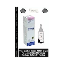 Özel Üretim Epson T6736 Light Magenta İnkjet Mürekkep Kartuşu Dolum Ev Kartuş