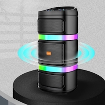 Kablosuz Mikrofonlu Hoparlör - Party Box Speaker Renkli