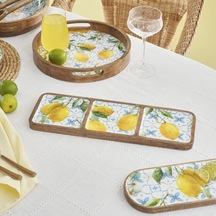 Karaca Home Mango Lemon 3'lü Çerezlik 42x14x2,5 Cm