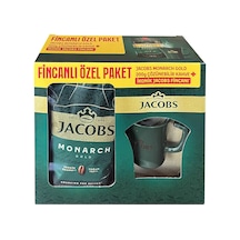 Jacobs Monarch Gold 200 Gr İkonik Jacobs Fincanlı Set Çözünebilir