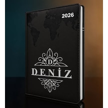Bk Gift Kişiye Özel İsimli Termo Sert Kapak 2026 Siyah Ajanda -14, Öğretmenler Günü Hediyesi, Yeni İş Hediyesi 35300 Bk Gift Renkli